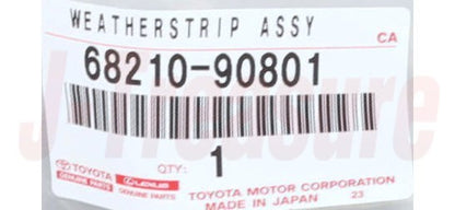 TOYOTA LAND CRUISER FJ40 '81-83 Genuine Fr/Door Glass Weatherstrip Outer LH W/VW