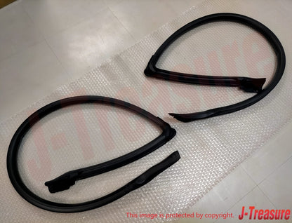 NISSAN 240SX S13 1989-1994 Genuine Body Side Weather Strip Right & Left Set OEM