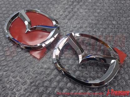 MAZDA RX-8 RX8 SE3P 2004-2008 Genuine Front & Rear Emblem Badge Set Chrome OEM