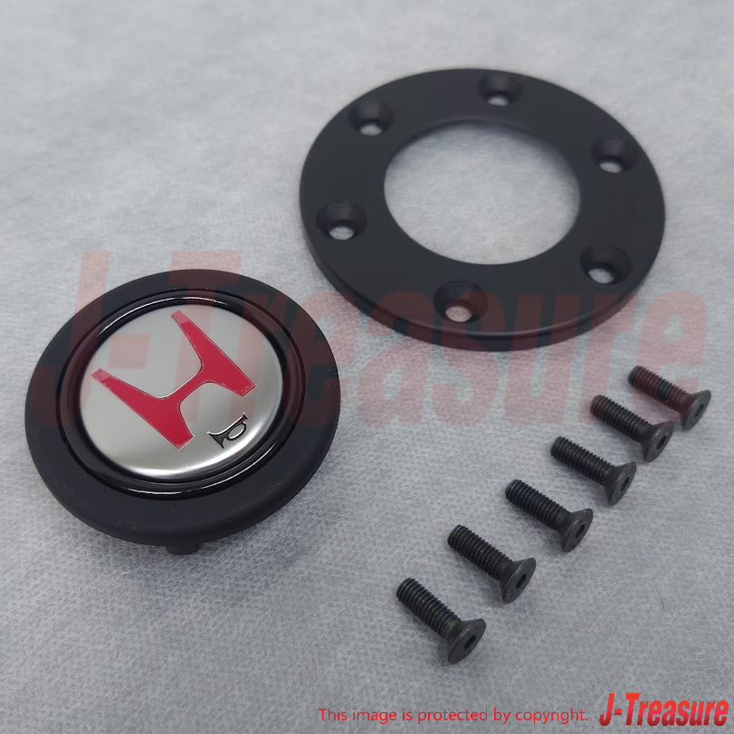 HONDA ACURA NA2 NSX-R Genuine Horn Button Switch & Ring & 6pcs Screws Set OEN