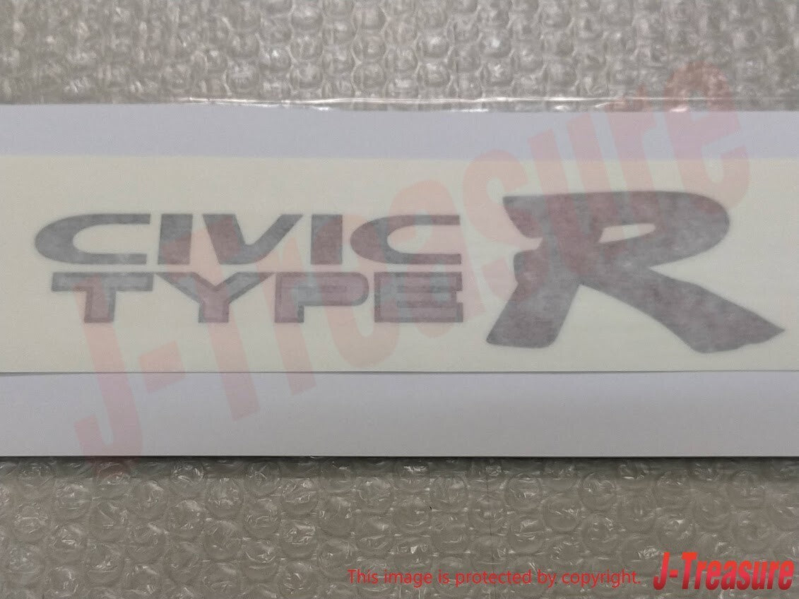HONDA CIVIC TYPE-R EK9 Genuine Rear Side Fender Silver Decal Sticker x2 Set OEM