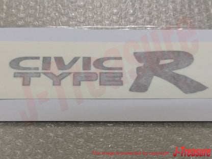 HONDA CIVIC TYPE-R EK9 Genuine Rear Side Fender Silver Decal Sticker x2 Set OEM