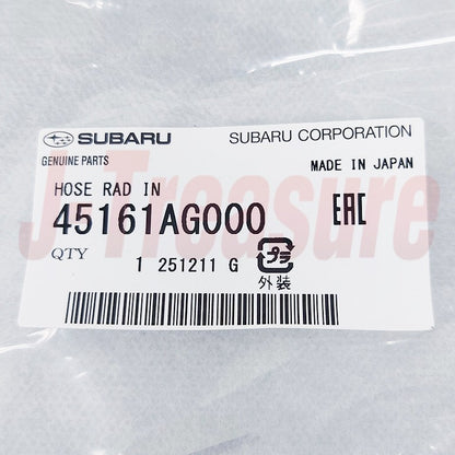 SUBARU IMPREZA STI GE GV '08-14 Genuine Radiator Inlet & Outlet Hose & Clip Set