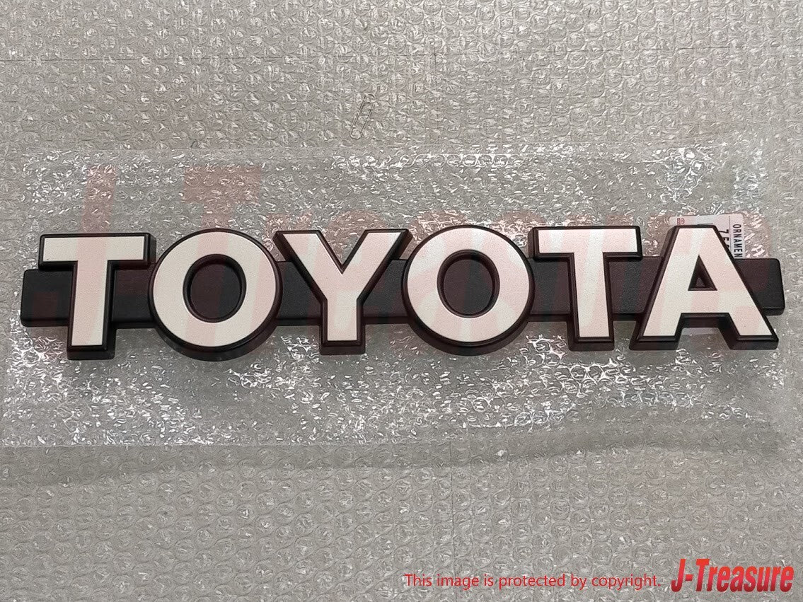 TOYOTA LAND CRUISER FJ60 BJ60 1981-1987 Genuine Front Grille "TOYOTA" Emblem OEM