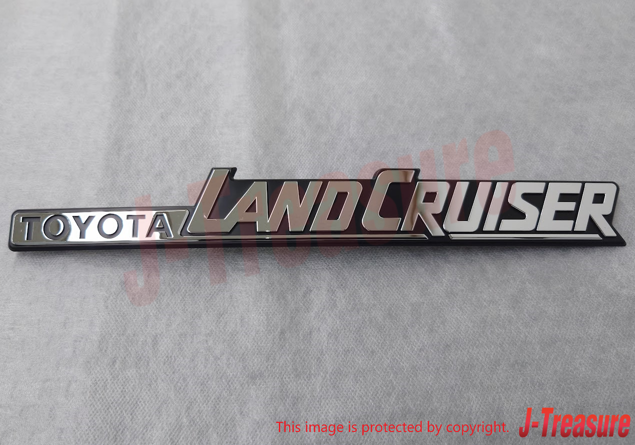 TOYOTA LAND CRUISER 60 84-90 Genuine Rear Quarter Emblem 75370-60020 x2 OEM