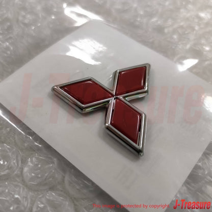 MITSUBISHI LANCER Evolution 5 CP9A Genuine Triple Red Dia Emblem MB882860 OEM