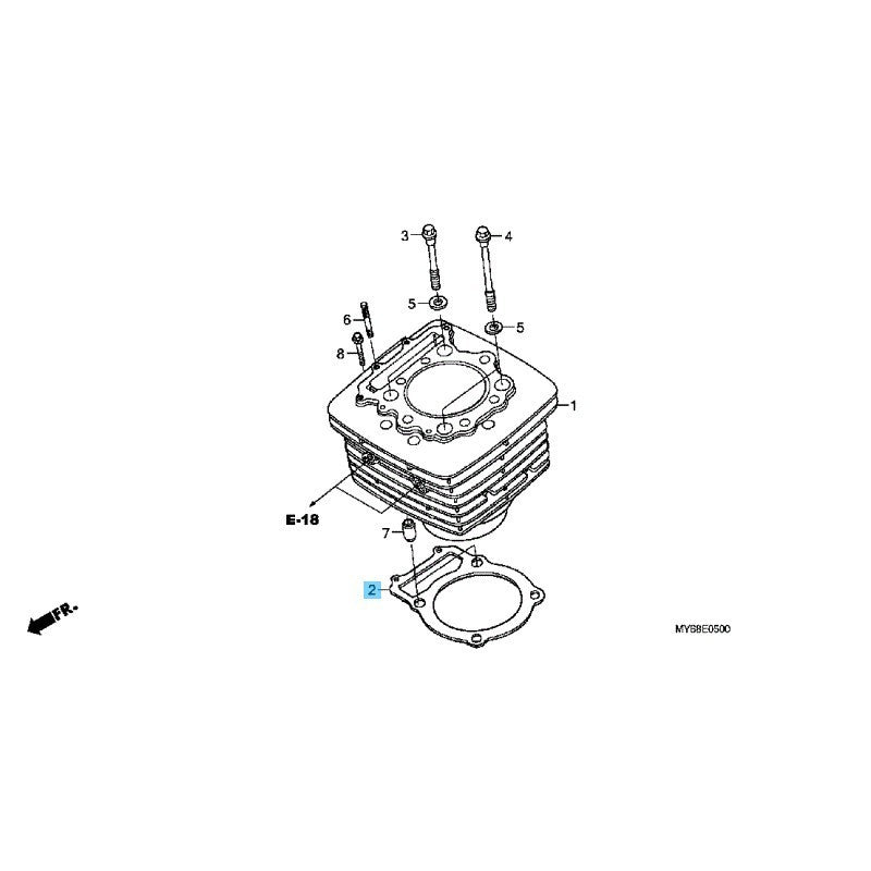 HONDA XR650L '97-24 Genuine Piston(STD) Kit W/ Head & Cylinder Gaskets Set OEM