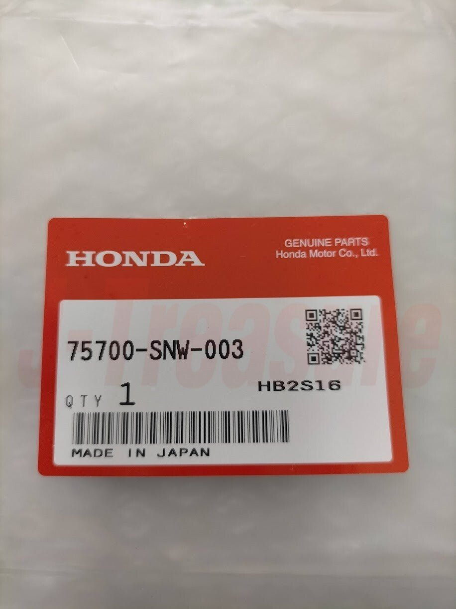 HONDA CIVIC TYPE-R FD2 07-11 Genuine Front & Rear Black Base Red Emblem Set OEM