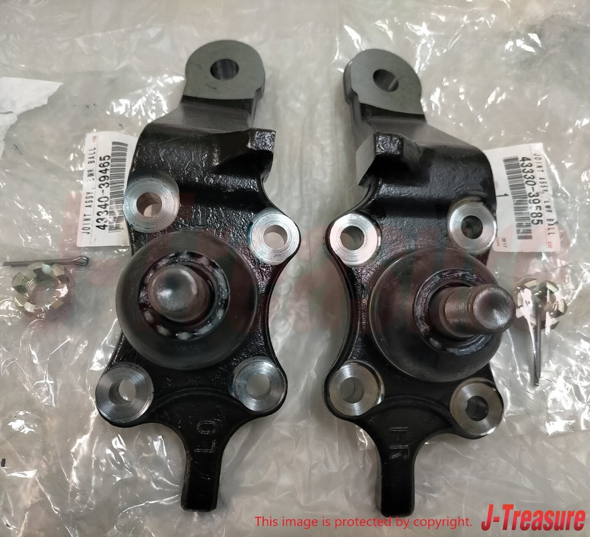 TOYOTA 4RUNNER LAND CRUISER Genuine Front Lower Ball Joint Right & Left Set OEM