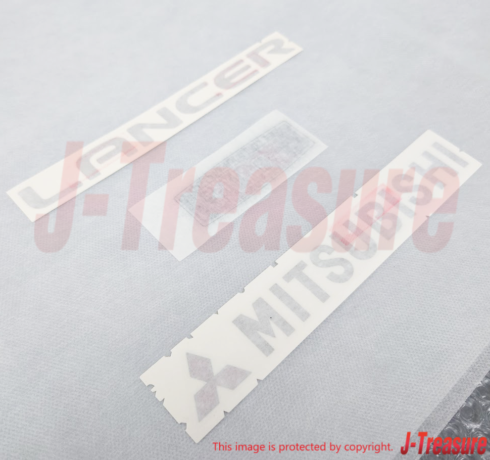 MITSUBISHI LANCER EVOLUTION EVO3 CE9A Genuine Rear Emblem Decal 3 Set OEM Parts
