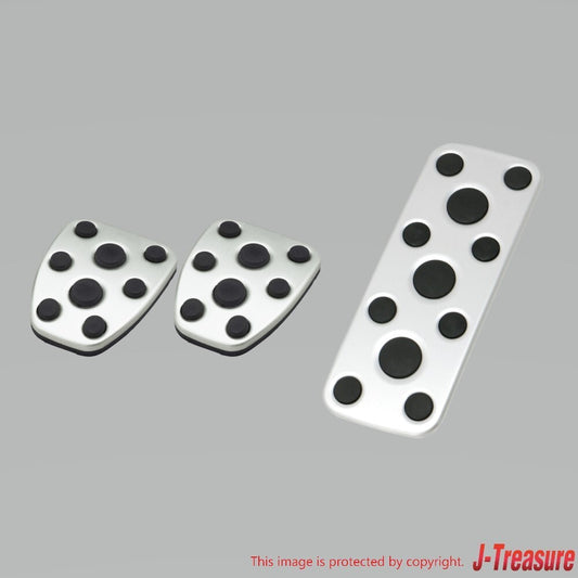 SUBARU IMPREZA WRX 04-06 Genuine Aluminum Accel & Clutch & Brake Pedal Pad Set