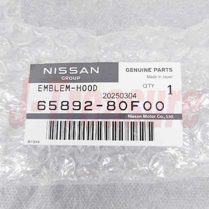 NISSAN SILVIA S14 1996-1998 Genuine Front Hood Emblem 65892-80F00 OEM Late Model