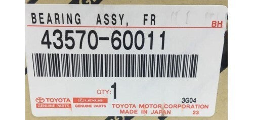 TOYOTA 4RUNNER GRN21# 03-22 Genuine FRONT AXLE ABS ROTOR BEARING & Oil Seal Set