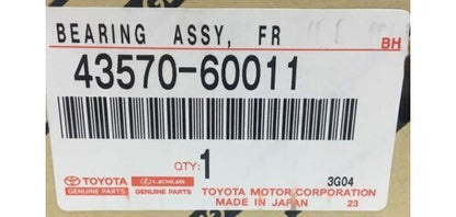 TOYOTA 4RUNNER GRN21# 03-22 Genuine FRONT AXLE ABS ROTOR BEARING & Oil Seal Set