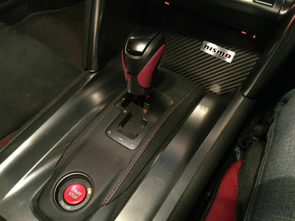 NISSAN NISMO GT-R R35 Genuine Shift Knob Assy Red Black Leather 34910-62B1A OEM