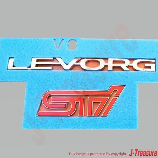 SUBARU LEVORG VMG Genuine Rear Letter Mark "LEVORG" & "STI" 93079VA280 OEM