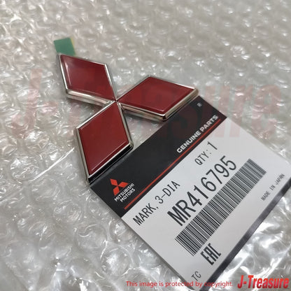 MITSUBISHI ECLIPSE D5#A 2000-2001 Genuine Three-Dia Mark Emblem MR416795 OEM