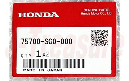 HONDA CIVIC EF EY 1988-1991 Genuine Front & Rear Center  Emblem (H) Set OEM