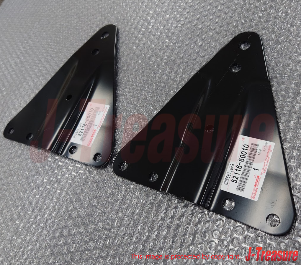 TOYOTA LAND CRUISER BJ40 FJ40 HJ45 Front Bumper Bracket 52116-60010 Set of 2 OEM