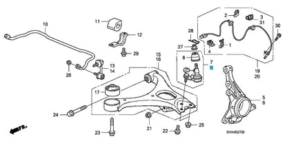HONDA CIVIC FD1 FD2 06-11 Genuine Fr/Lower Ball Joint Comp LH 51230-SNA-A03 OEM