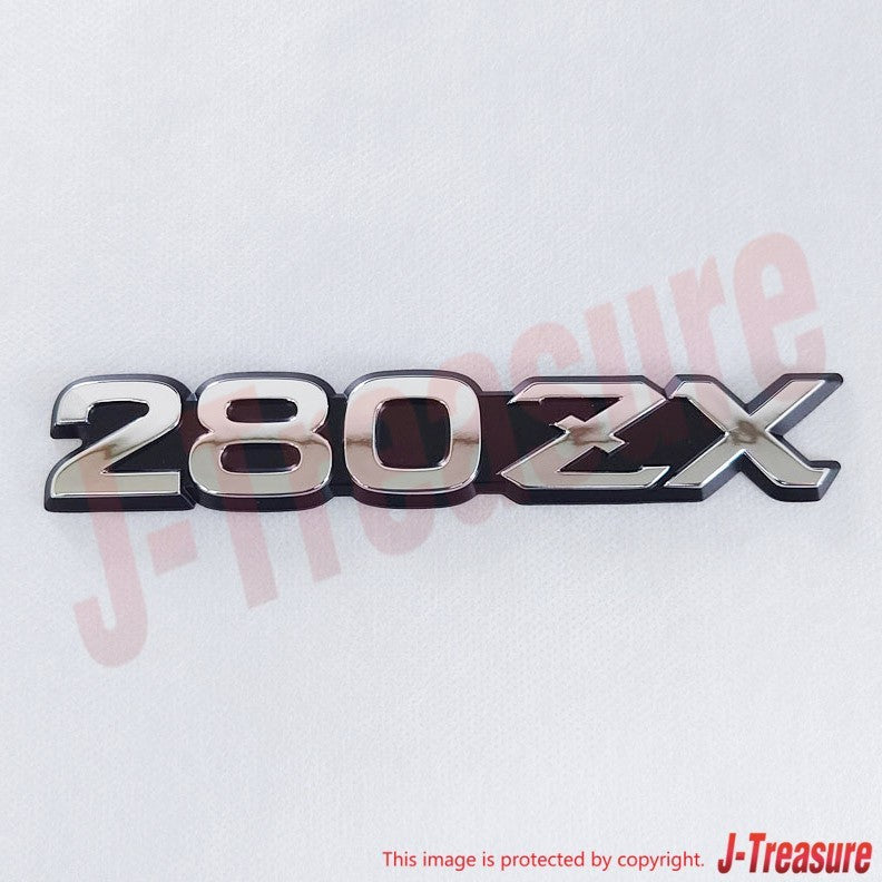 NISSAN 280ZX S130 79-83 Genuine Front Side Emblem "280ZX" 63805-P9700 x2 Set OEM