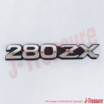 NISSAN 280ZX S130 79-83 Genuine Front Side Emblem "280ZX" 63805-P9700 x2 Set OEM
