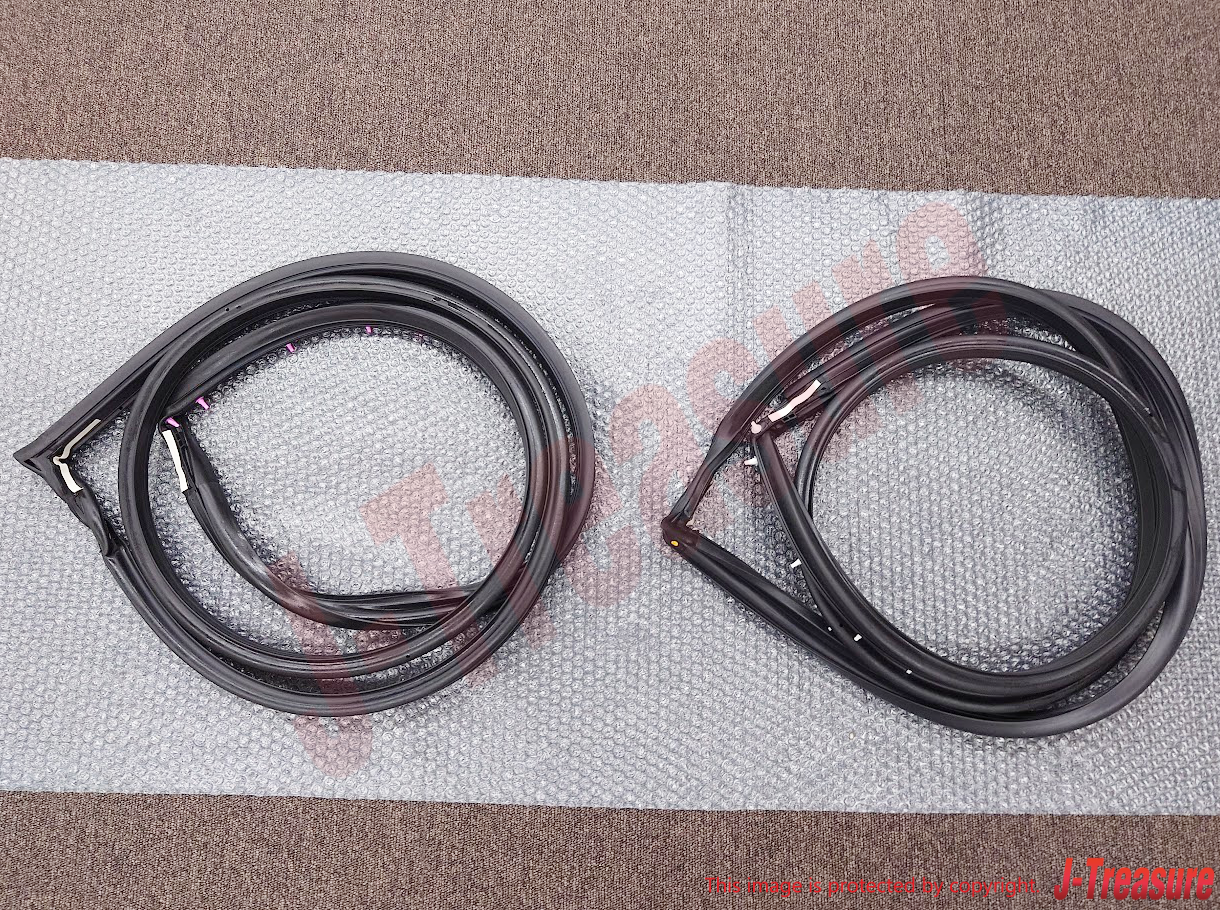 MITSUBISHI LANCER EVO4 CN9A EVO5 6 CP9A Genuine Front Door Weatherstrip Set OEM