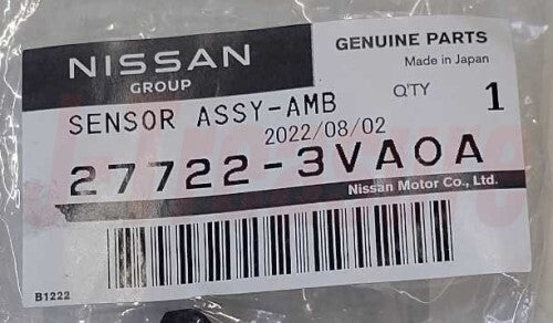 NISSAN PATHFINDER R52 2013-2020 Genuine Ambient Air Temp Sensor 27722-3VA0A OEM