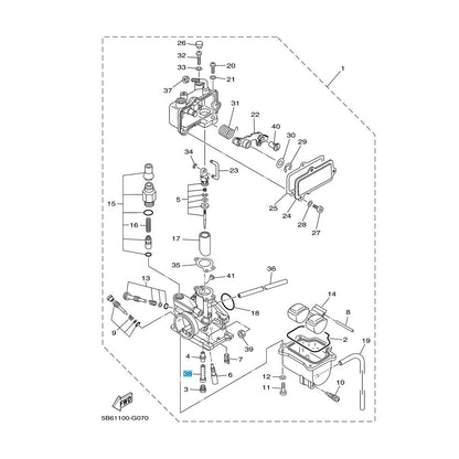 YAMAHA TT-R110E 2008-2009 2011-2024 Genuine Carburetor Pipe 5HN-14148-00-00 OEM