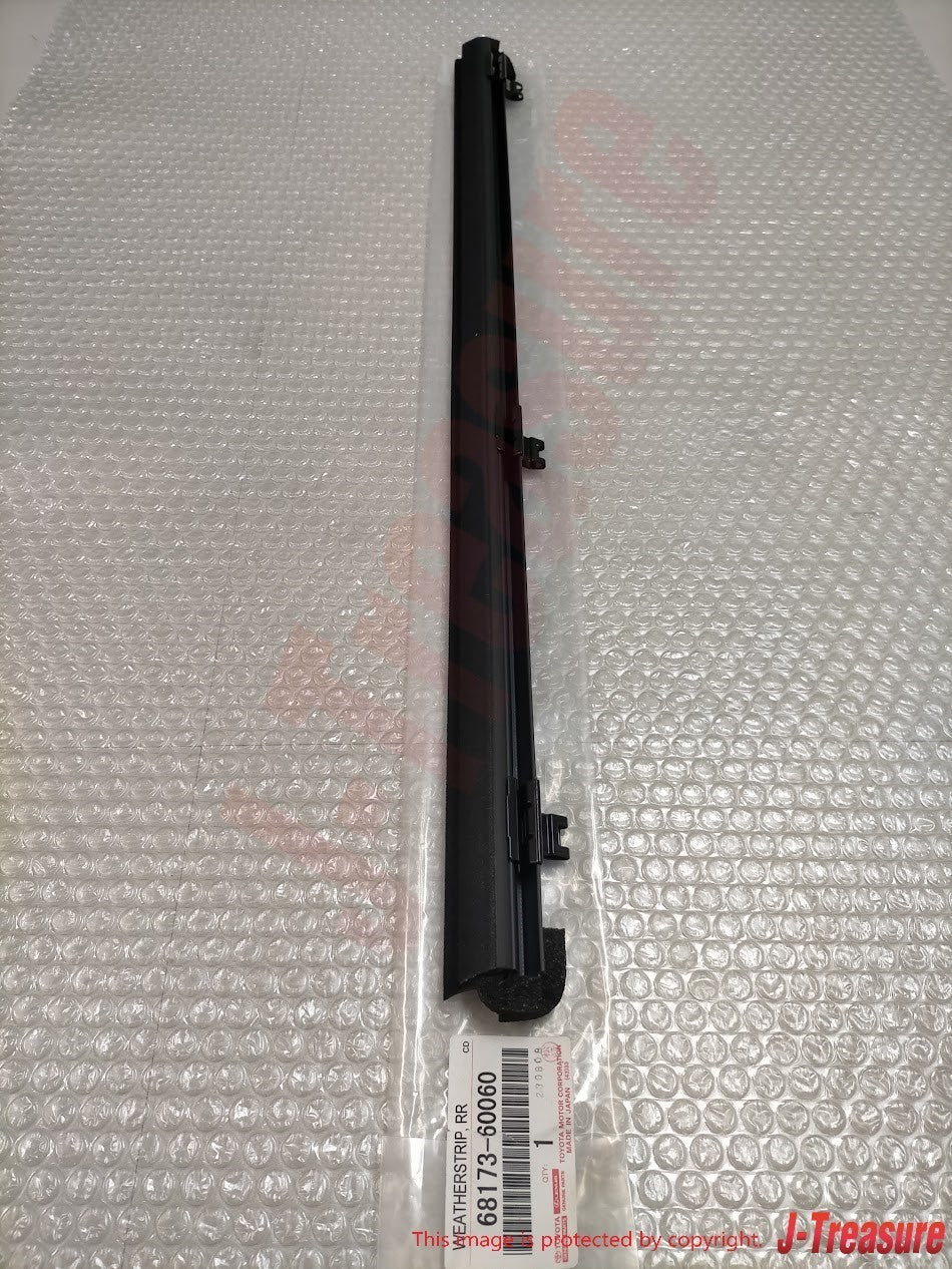 TOYOTA 4RUNNER '10-22 Genuine F & R Door Glass Inner Weatherstrip RH & LH Set