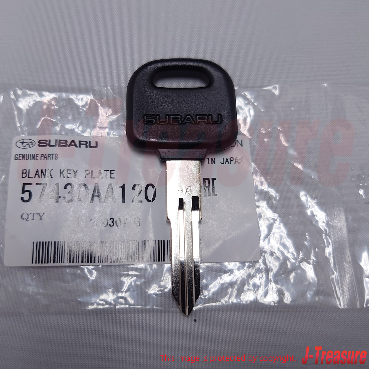 SUBARU IMPREZA WRX GC8 94-01 Genuine Blank Master Key Plate 57430AA120 x2 Set
