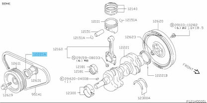 SUZUKI CARRY TRUCK DD51T 92-99 Genuine Timing Belt & Tensioner 6-piece set OEM