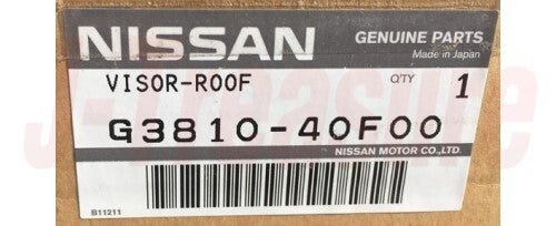 NISSAN 240SX 180SX RS13 1989-1998 Genuine Side Roof Visor G3810-40F00 OEM
