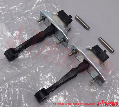 TOYOTA SUPRA JZA80 MK4 Genuine Front Door Check Stopper & Pin Right Left Set OEM