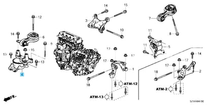 HONDA STEP WGN SPADA RK 09-15  Genuine Engine Mount Bracket 50820-SZW-J00 OEM