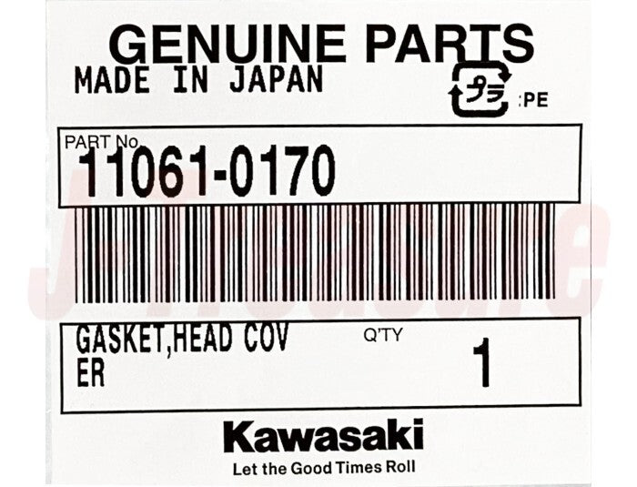 KAWASAKI NINJA 650 EX650 06-16 Genuine Head Cover Gasket 11061-0170 OEM