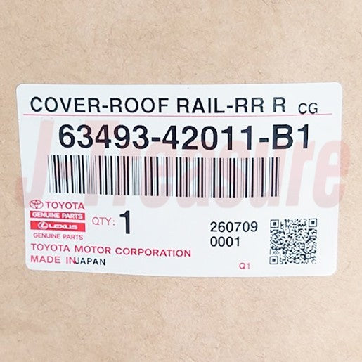 TOYOTA RAV4 ACA2# 01-04 Genuine Roof Rack Leg Cover Rear RH 63493-42011-B1 OEM