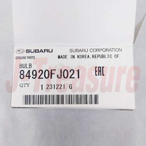SUBARU XV CROSSTREK GP# 13-15 16-17 Genuine PSX24W Fog Lamp Bulb 84920FJ021 OEM