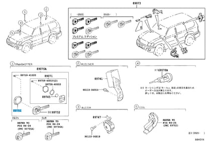 TOYOTA PROGRES JCG1# Genuine Transmitter Housing Cover 89751-51011 OEM