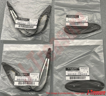 NISSAN SKYLINE GT-R GTR BNR32 89-94 Genuine Rear Deck Lid Spoiler Gasket Set OEM