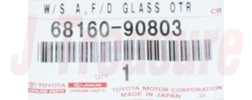 TOYOTA LAND CRUISER FJ40 '81-83 Genuine Fr/Door Glass Weatherstrip Outer RH W/VW