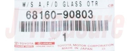 TOYOTA LAND CRUISER FJ40 '81-83 Genuine Fr/Door Glass Weatherstrip Outer RH W/VW