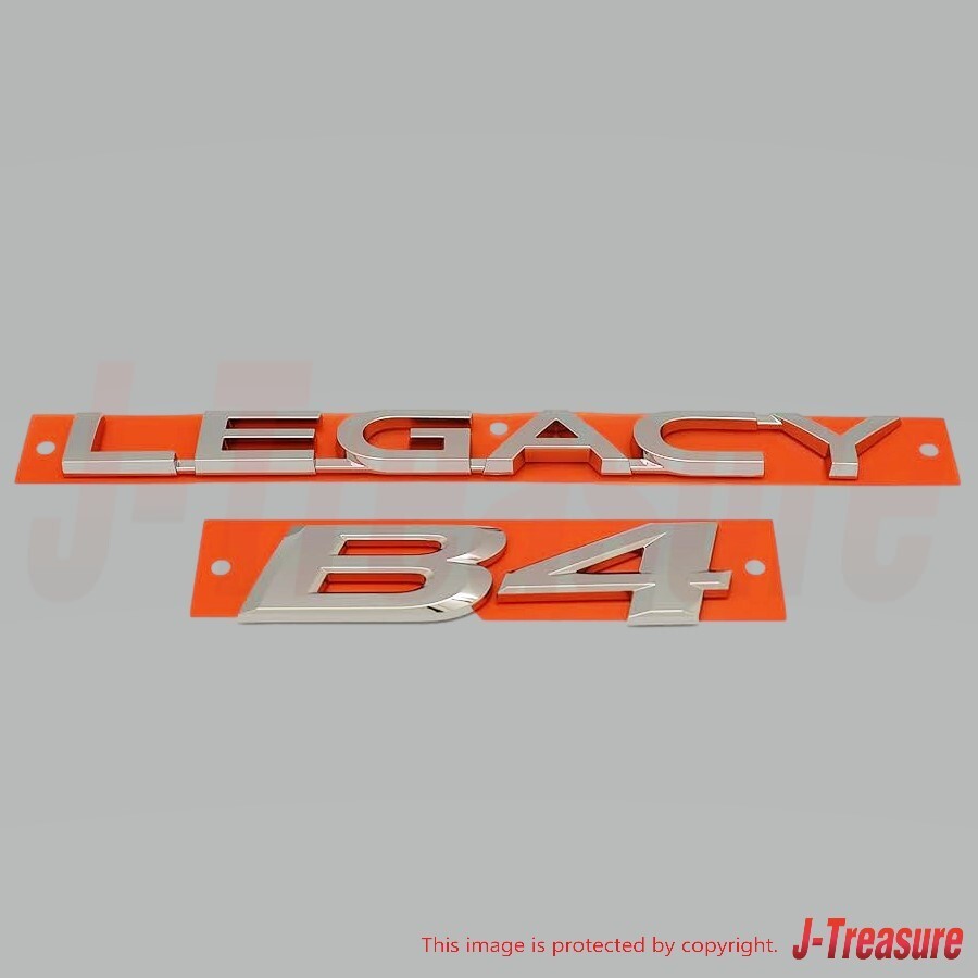 SUBARU LEGACY B4 BN9 Genuine Rear Emblem Letter Mark "LEGACY B4" 93079AL150 RHD