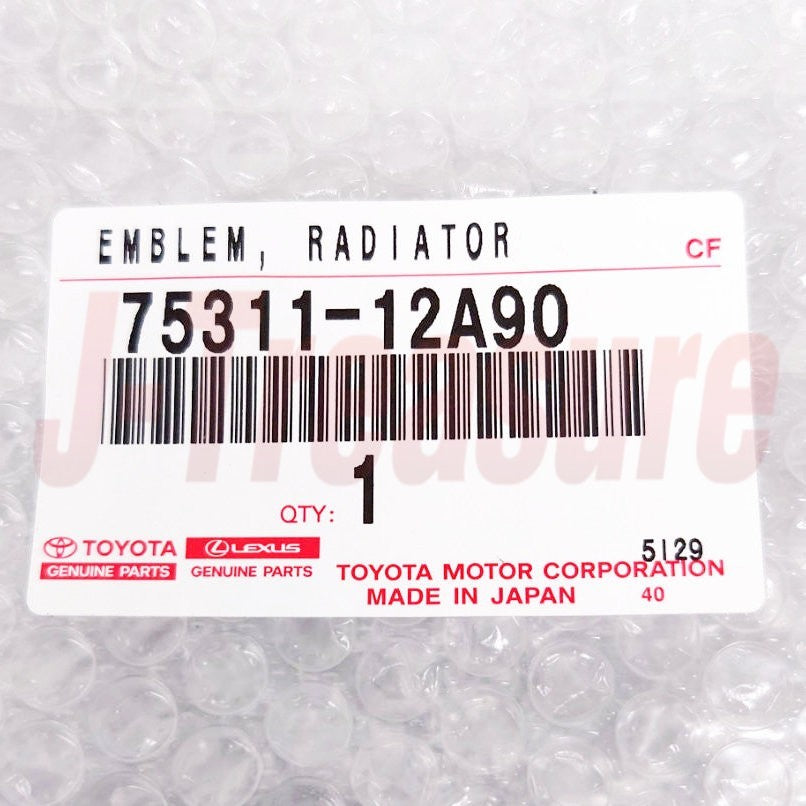 TOYOTA COROLLA RUMION NZE151 Genuine Front Radiator Grille Emblem 75311-12A90