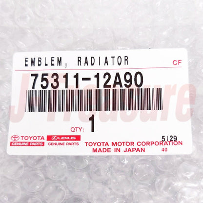 TOYOTA COROLLA RUMION NZE151 Genuine Front Radiator Grille Emblem 75311-12A90