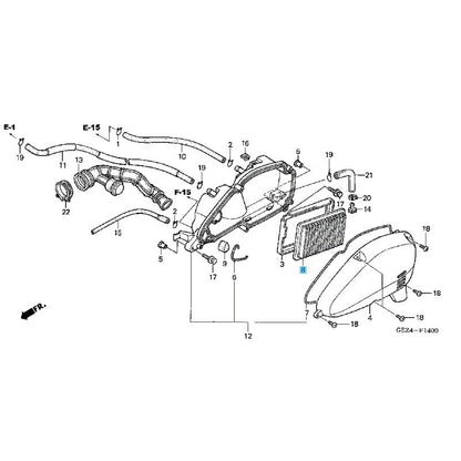 HONDA RUCKUS NPS50 03-09 11-23 Genuine Air Cleaner Element 17213-GET-000 OEM