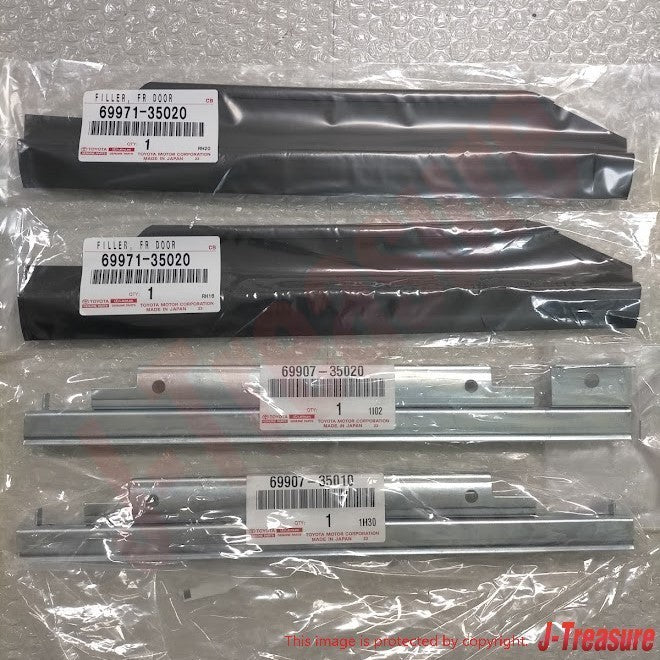 TOYOTA 4RUNNER 90-95 Genuine Back Window Regulator Track Channel Repair Kit OEM