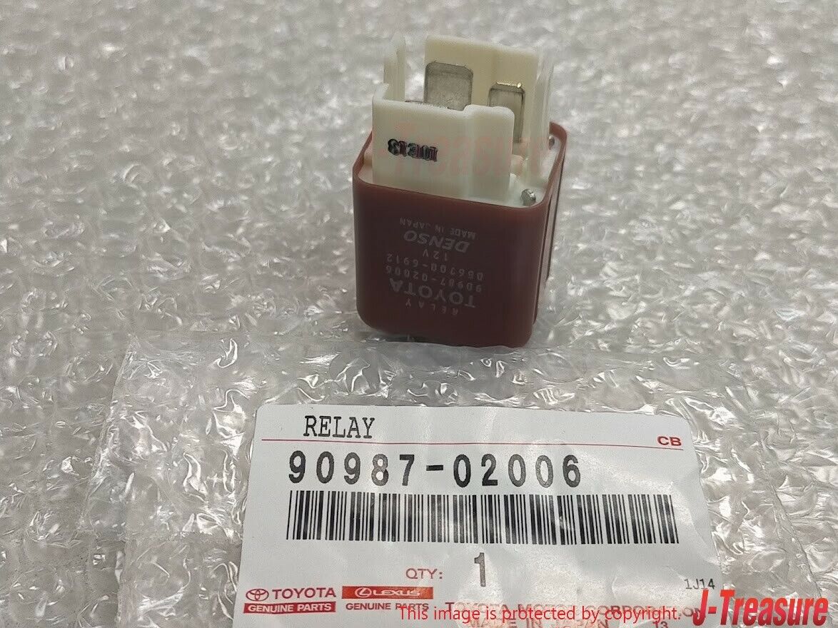 TOYOTA LEXUS Genuine Headlamp Headlight Relay 90987-02006 9098702006 DENSO OEM