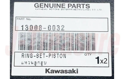 KAWASAKI NINJA 250R EX250J 2008-2012 Genuine Piston Ring Set 13008-0032 x2 Sets