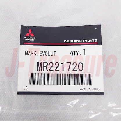 MITSUBISHI LANCER EVO3 CE9A Genuine EVOLUTION III Rear Emblem Badge MR221720 OEM
